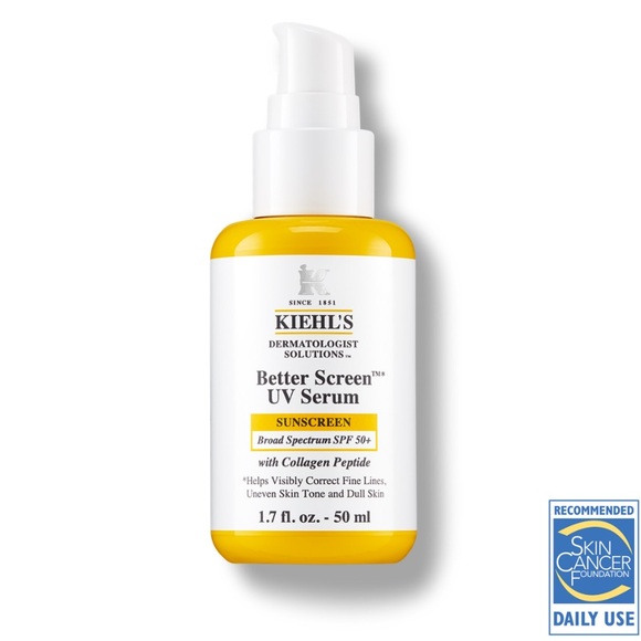 NEW ☀️ Kiehl’s Better Screen UV Serum SPF 50+ Facial Sunscreen - Picture 1 of 6